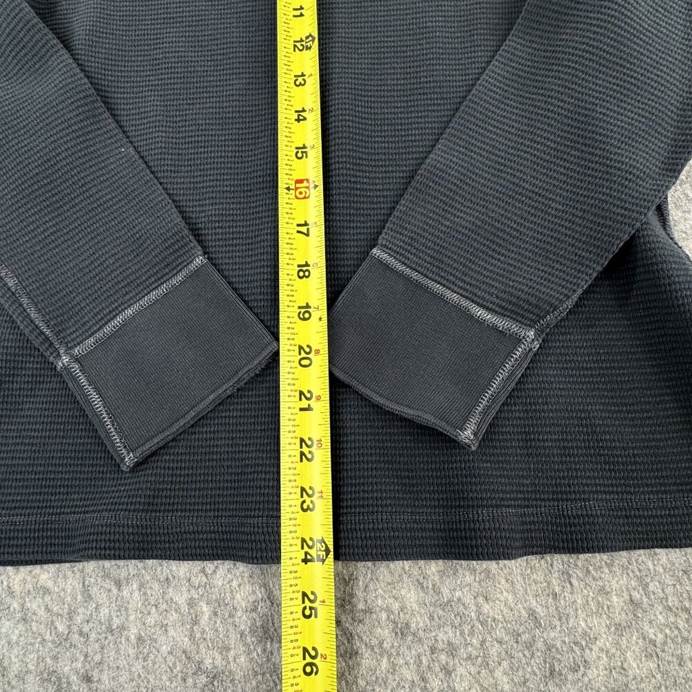 J Crew Mens Vintage Thermal Shirt Gray Oarsman Sz S/M? - Picture 7 of 8